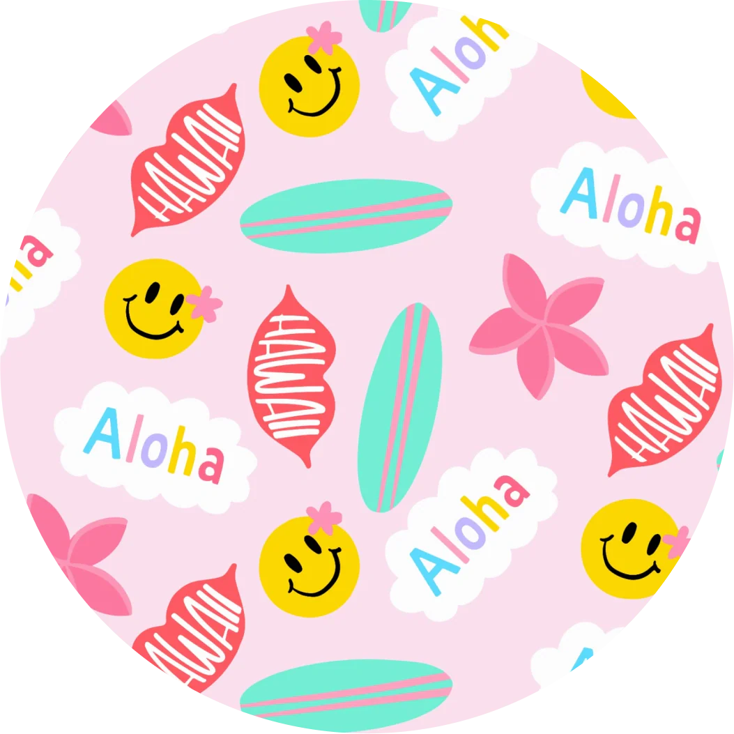 Aloha and Smiley Doodle