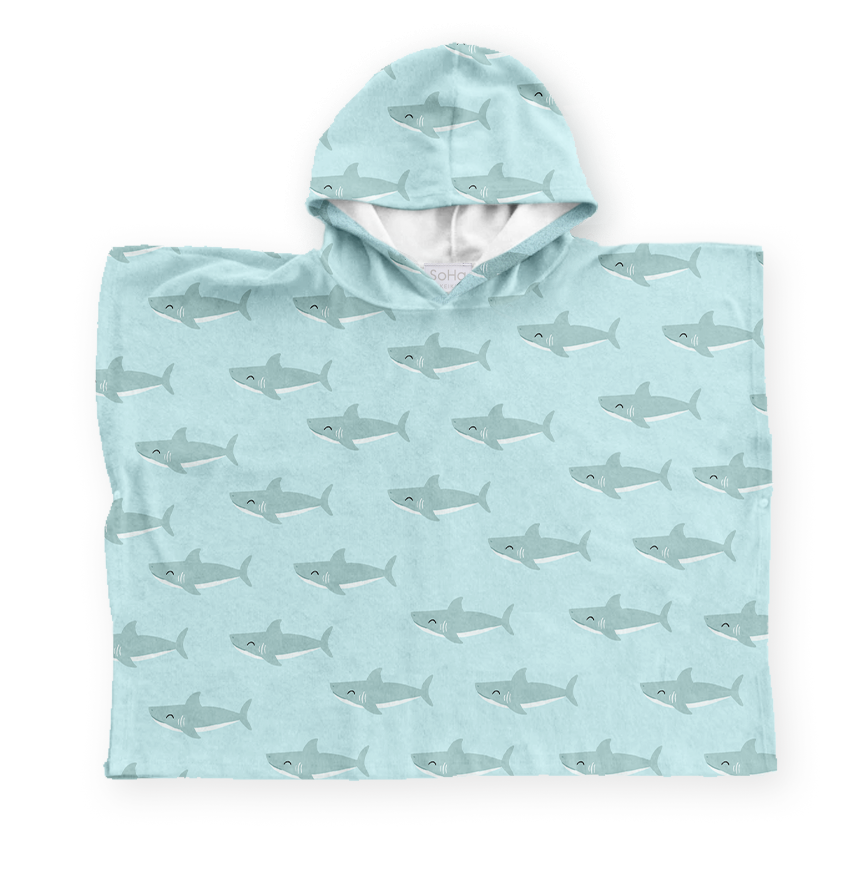 Shark Keiki Poncho