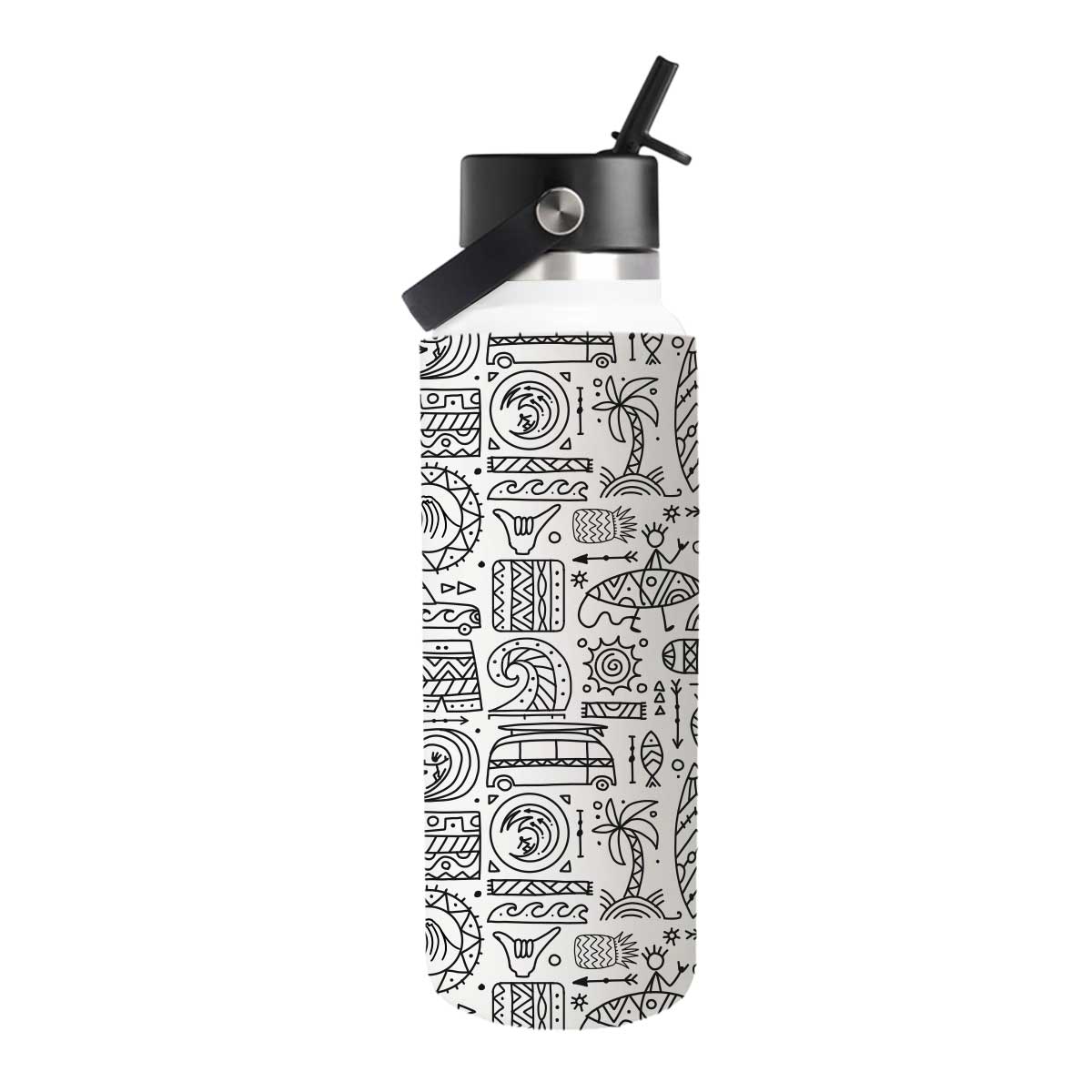 Oval Y BYU Sticker Water Bottle - 40 Oz.