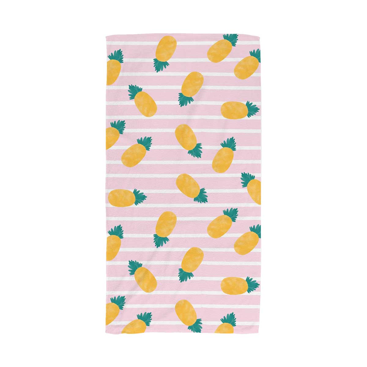 Pineapple Stripes Beach Towel