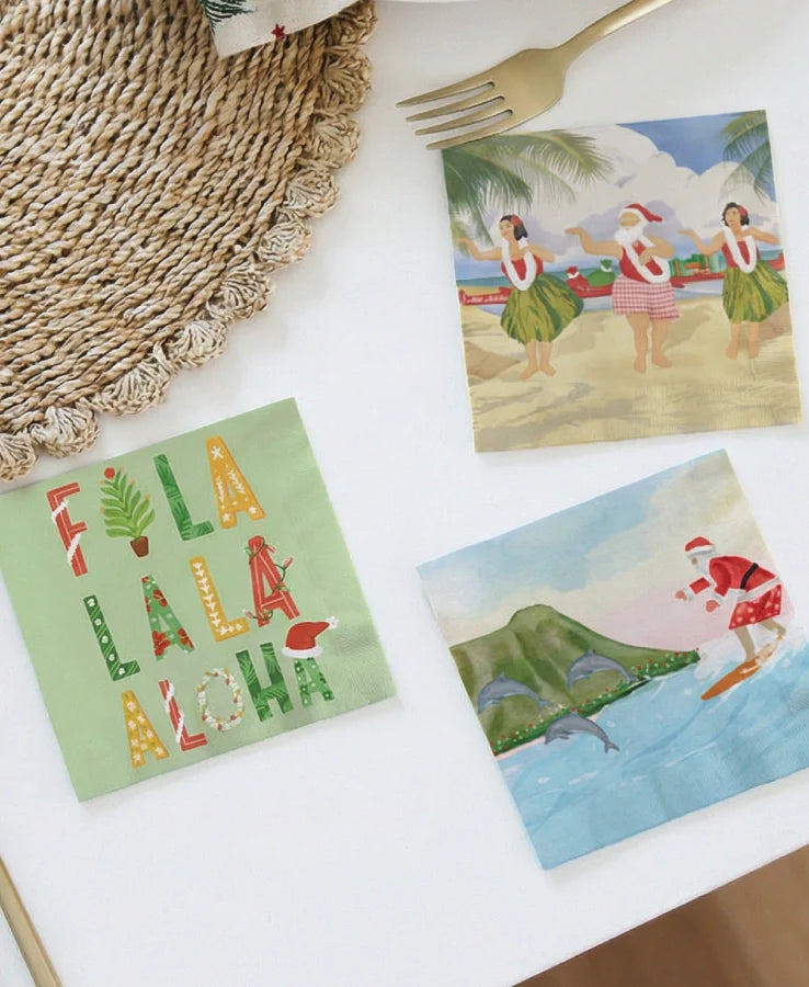 Christmas Cocktail Napkins