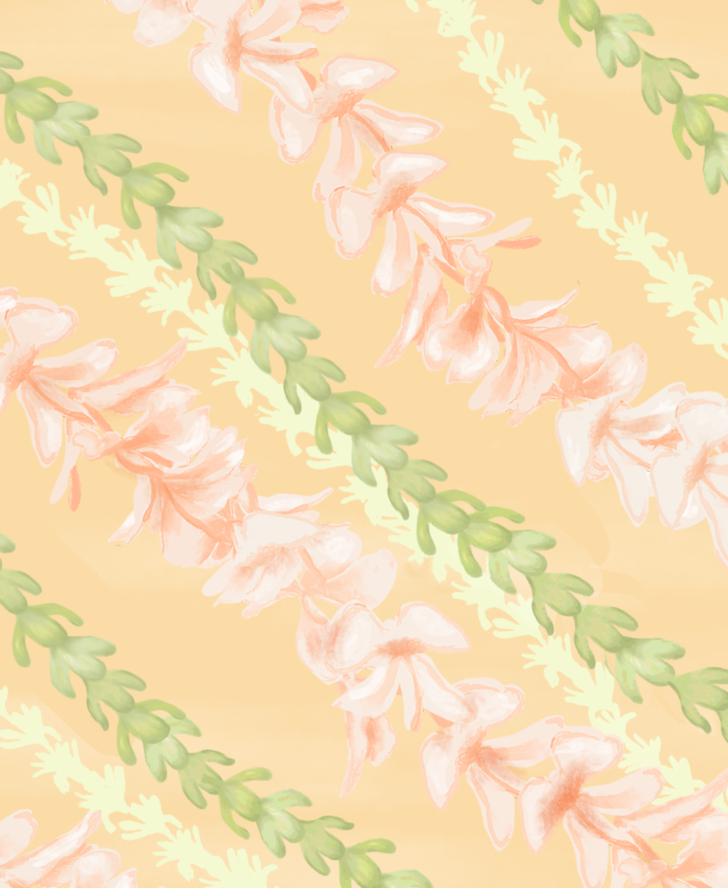 Lulu Lei - Sunset Lei