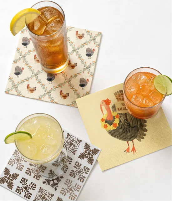 Thanksgiving Cocktail Napkin