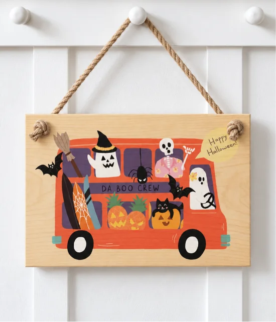 Keiki Halloween Wooden Signs