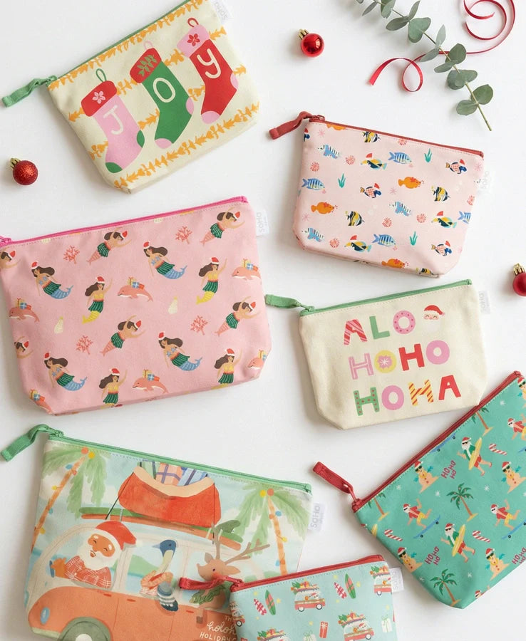 Keiki Christmas Cosmetic Bags