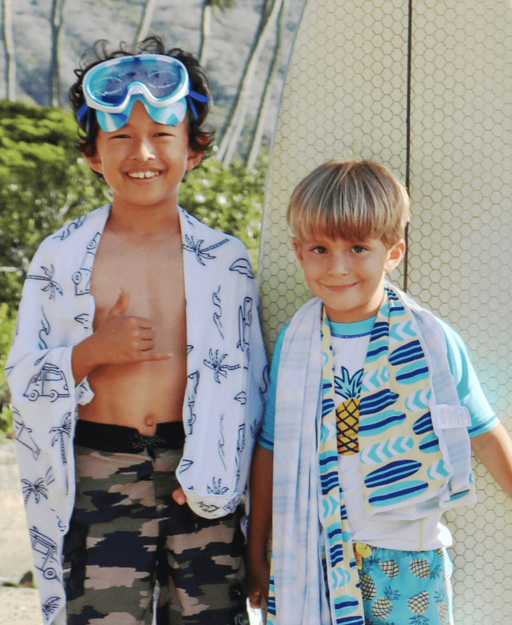 Boys Sunscreen Towels