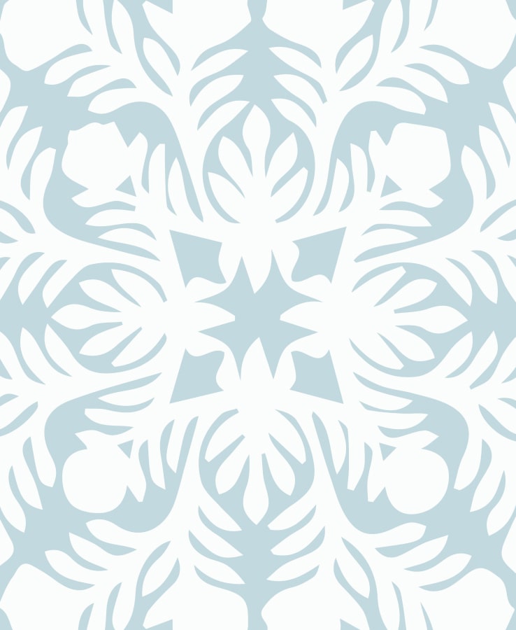 Blue and Cream Quilt