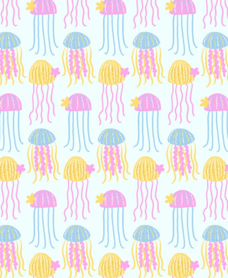 Jelly Fish with Flower