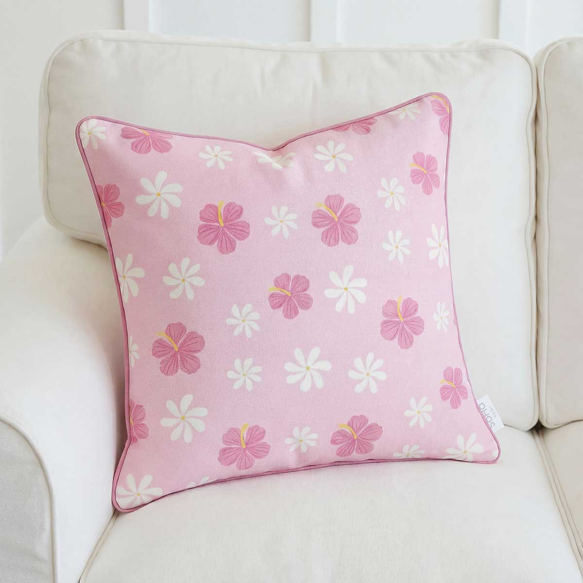 18x18in Paradise Pair Pillow Cover with Piping