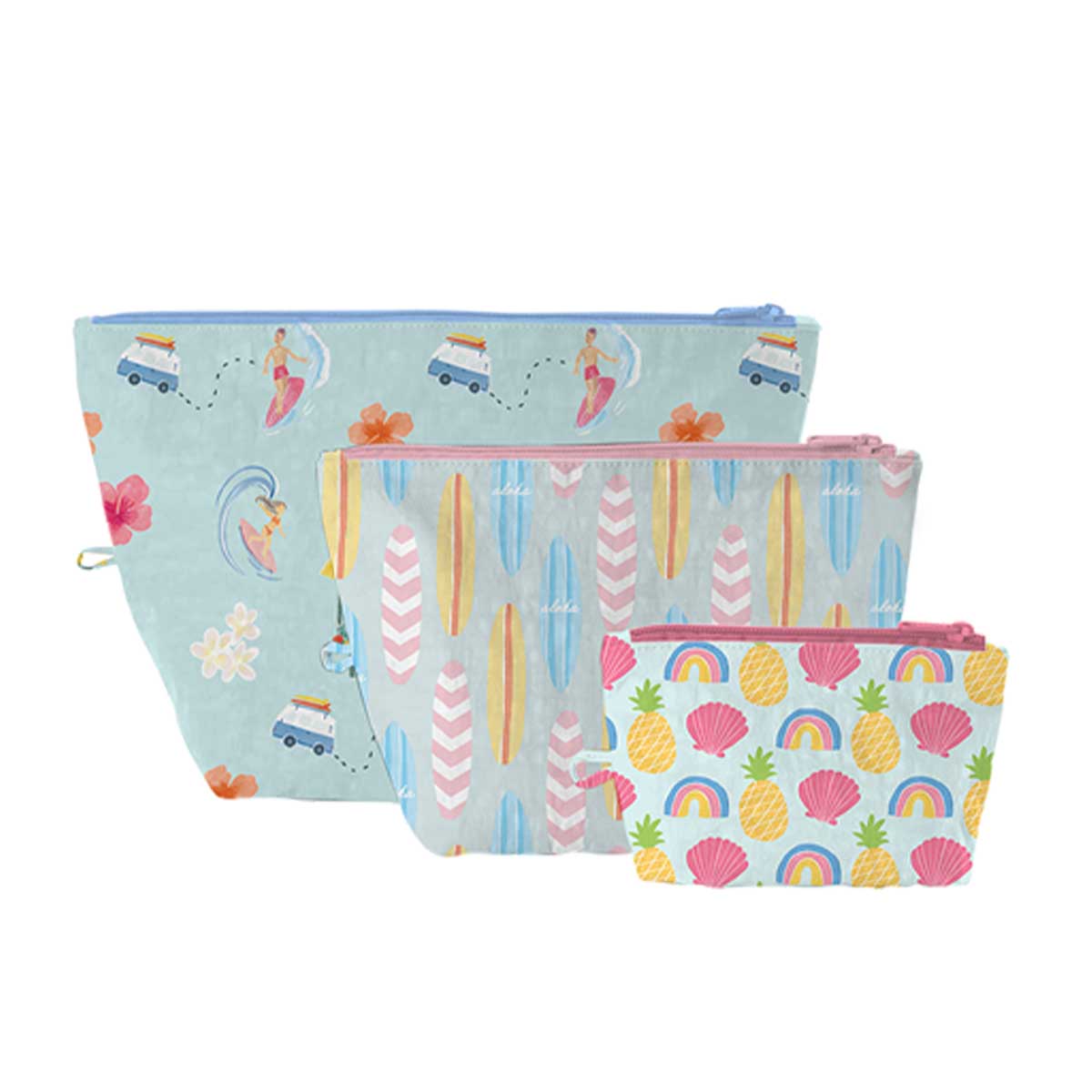 Soha Cc Seashell Spell Cosmetic Pouch, Set of 3 – SoHa Living