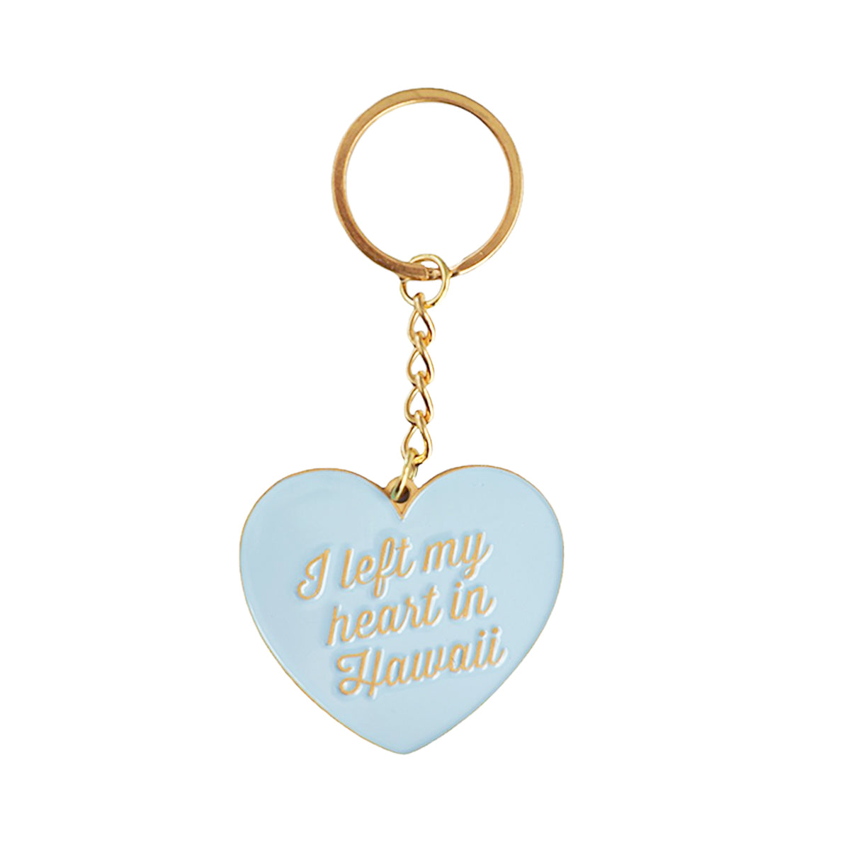 Left My Heart in Hawaii Enamel Keychain – SoHa Living