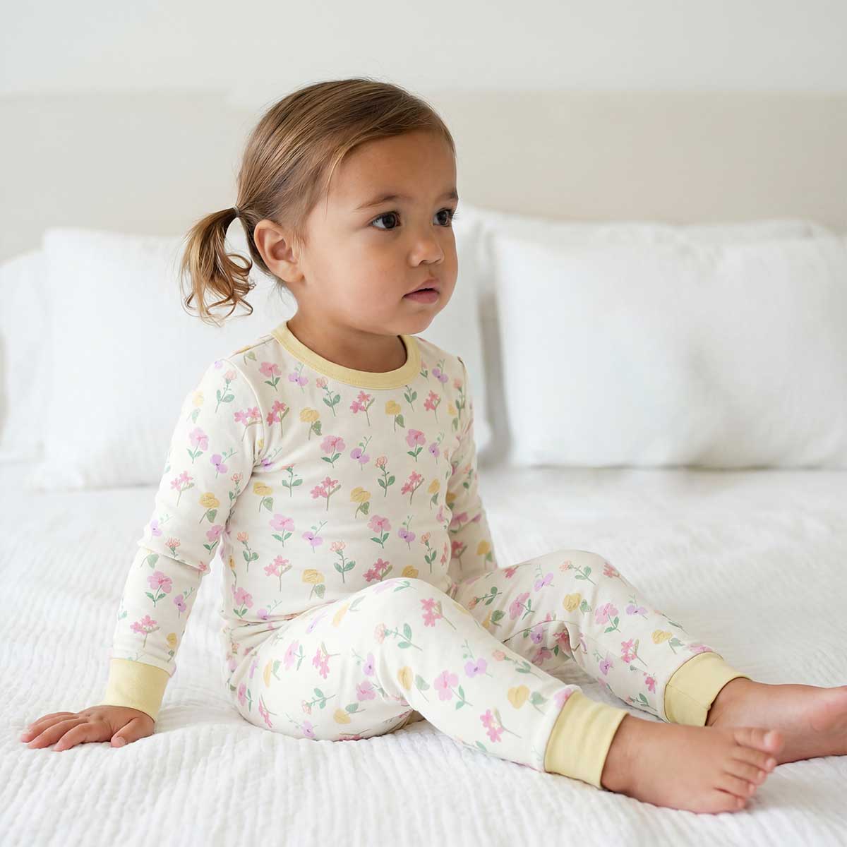 Sunny Spring Blossom Pajamas Long