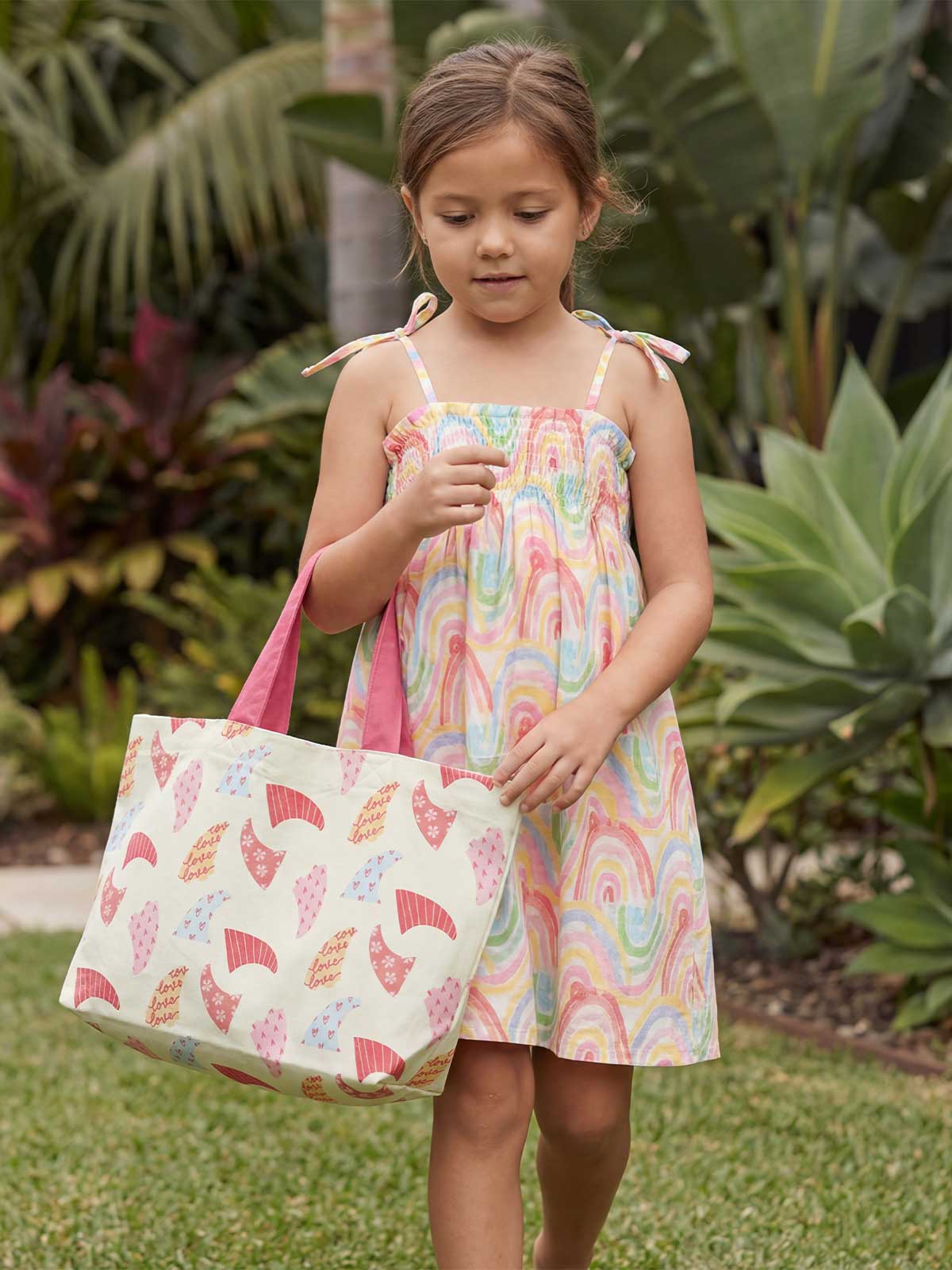 Rainbow Skies Tied Shoulder Dress