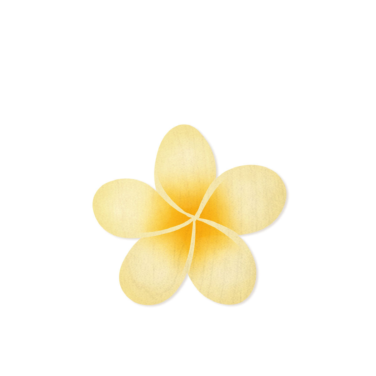 Plumeria Wood Shape, Yellow – SoHa Living