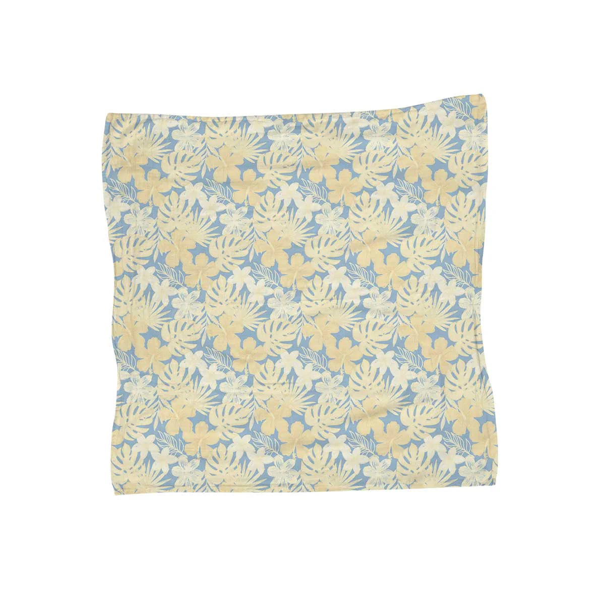 47in Sunny Hibiscus Muslin Blanket
