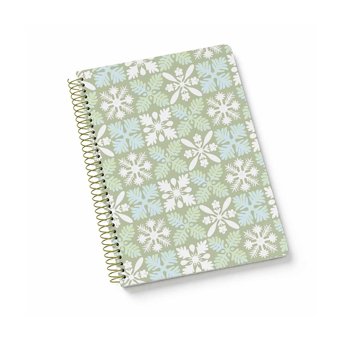 Olive Quilt Spiral Notebook – SoHa Living