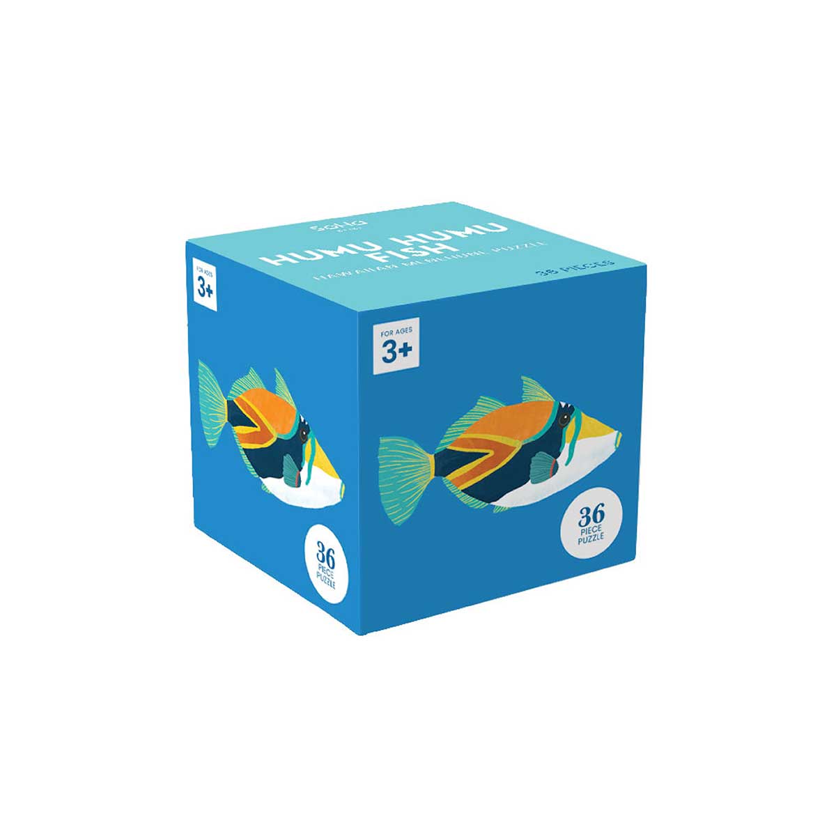 ◆ Happy lucky  ① Humu Humu Fish Square Puzzle, 36pcs – SoHa Living