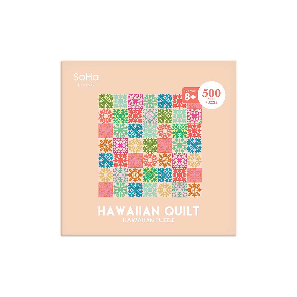 Hawaiian Quilt Square Puzzle, 500pcs – SoHa Living