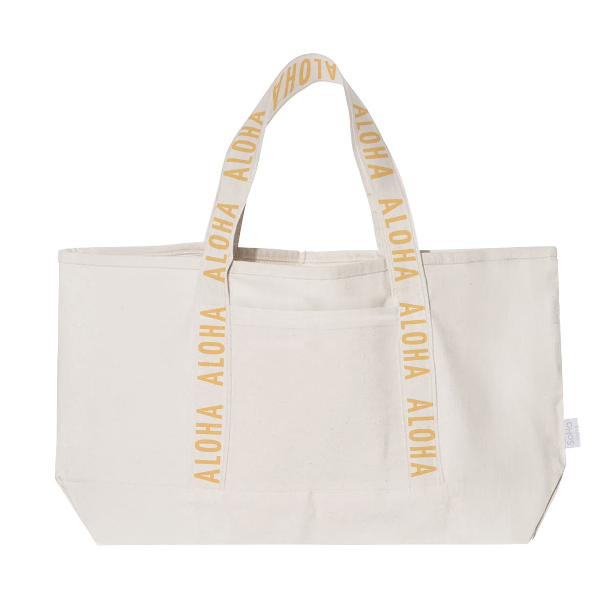 Aloha Strap Tote, Yellow – SoHa Living