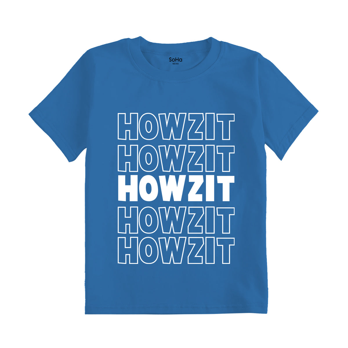 Blue Howzit Keiki T-Shirt