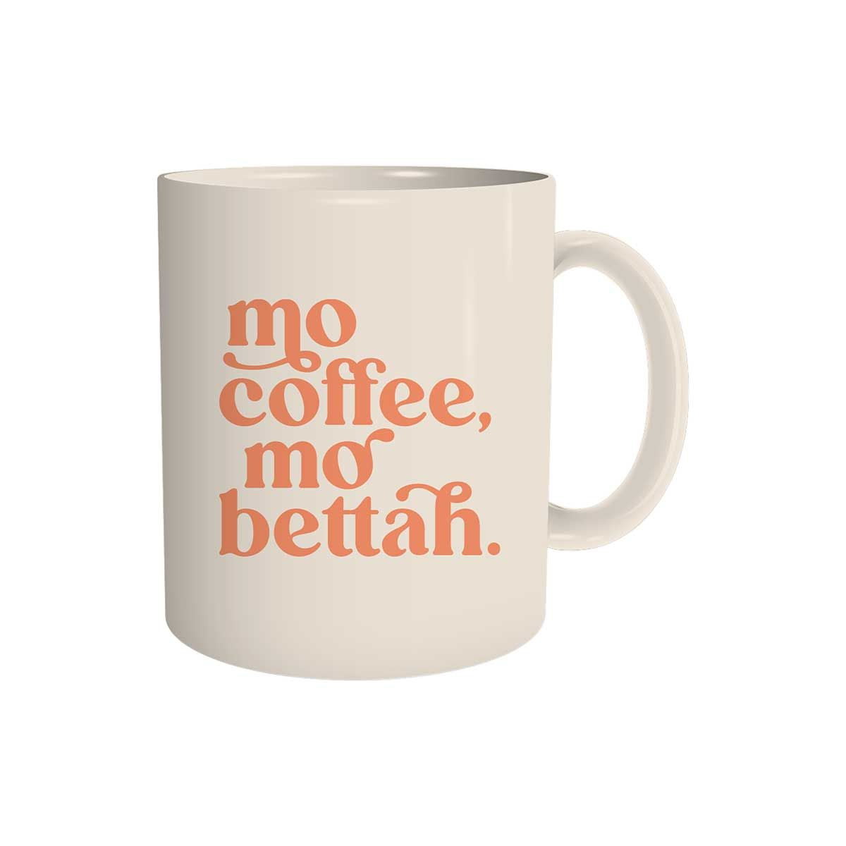 11oz Hawaiian Mo Betah Coffee Ceramic Mug, Cream