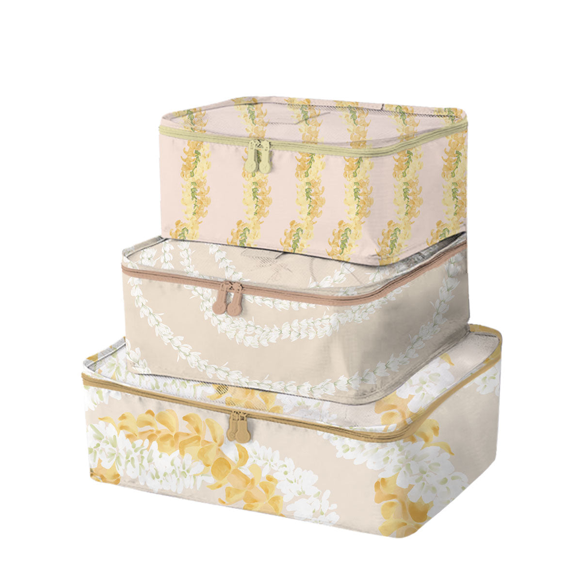 Double Lei Delight Packing Cubes, Set of 3 – SoHa Living