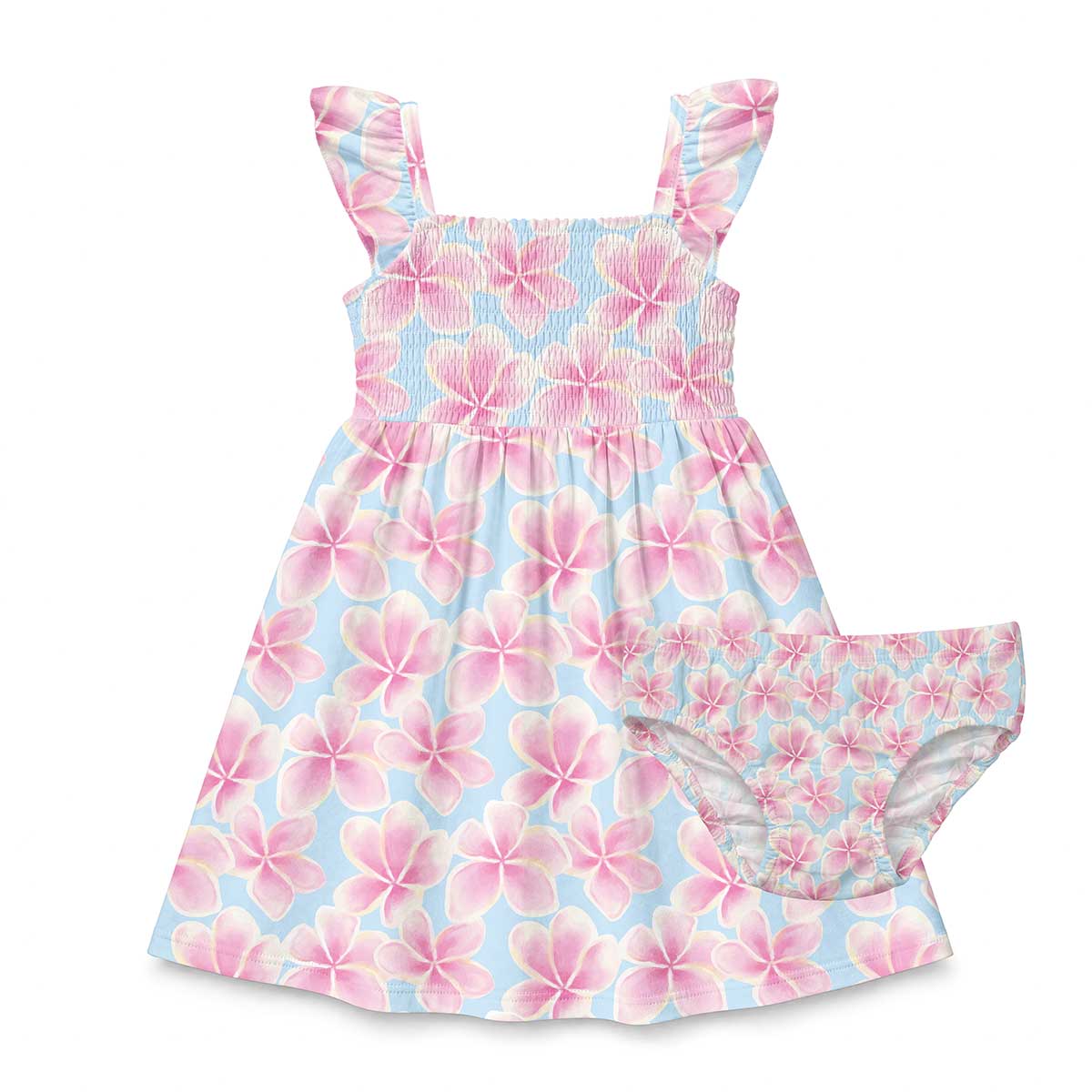 Cloud Petals Flounce Dress