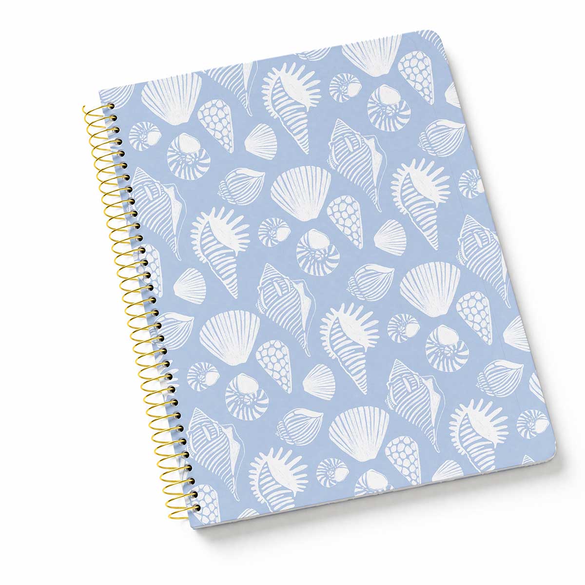 Blue Shell Parade Spiral Notebook