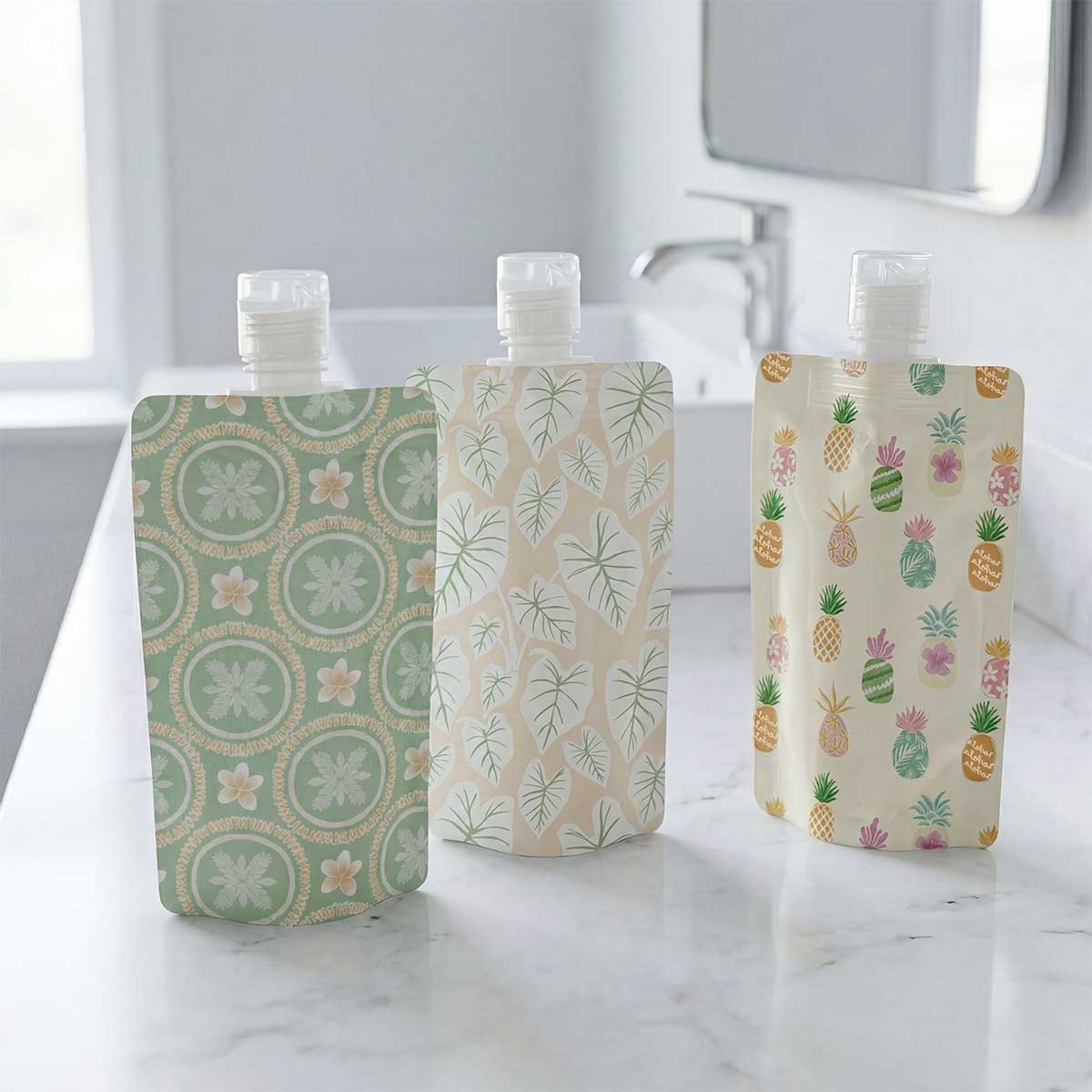 Aloha Orchard Travel Pouch, Set of 3 – SoHa Living