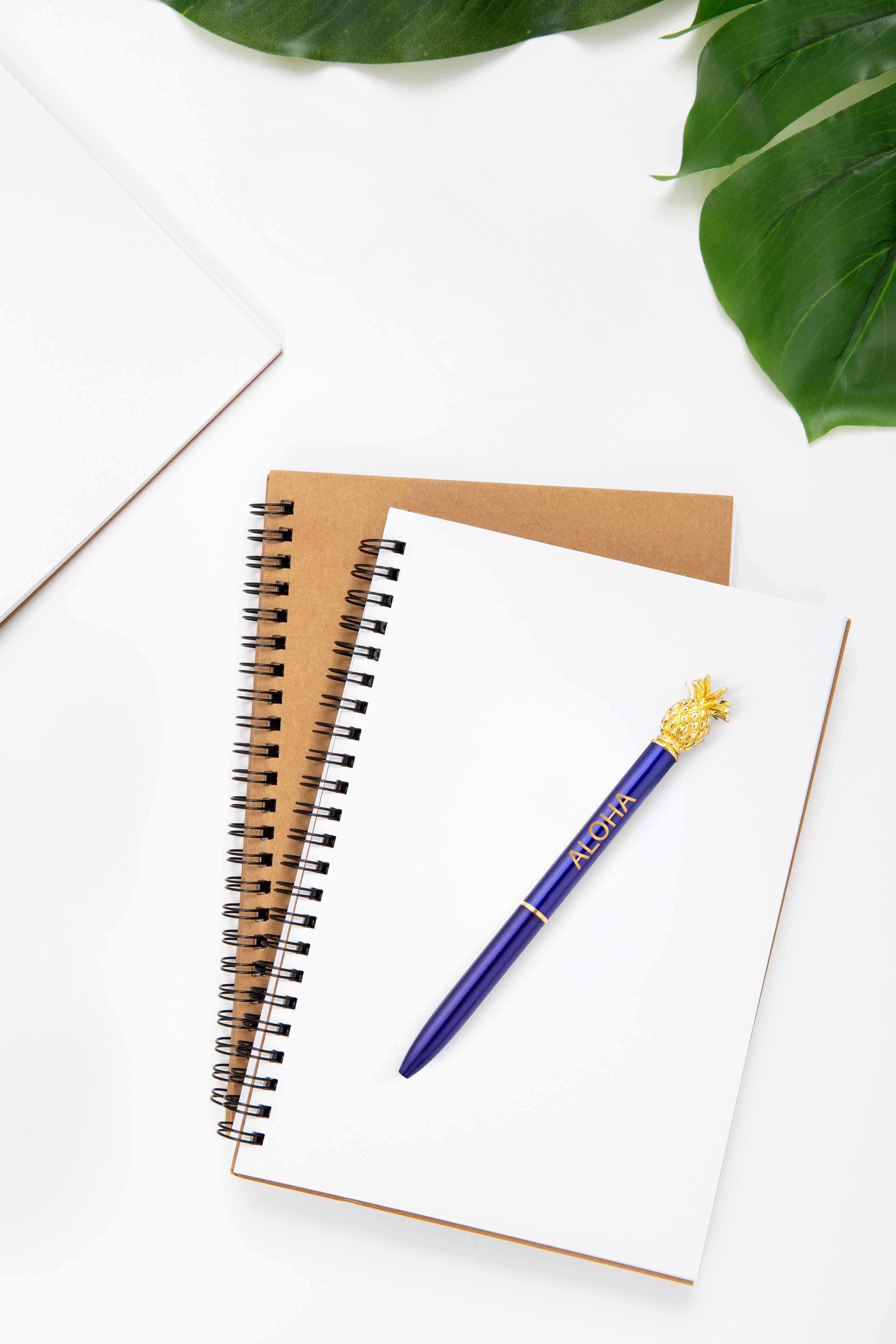 ALOHA Engraved Pineapple Pen – SoHa Living