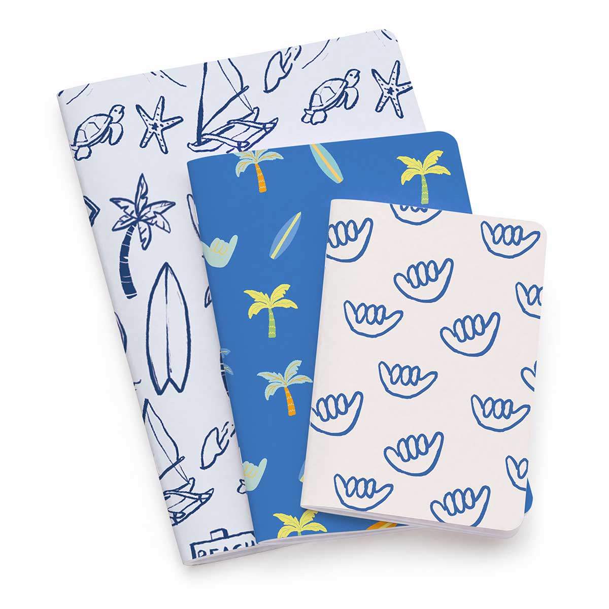 Island Adventure Keiki Sewn Stitch Notebook, Set of 3 – SoHa Living