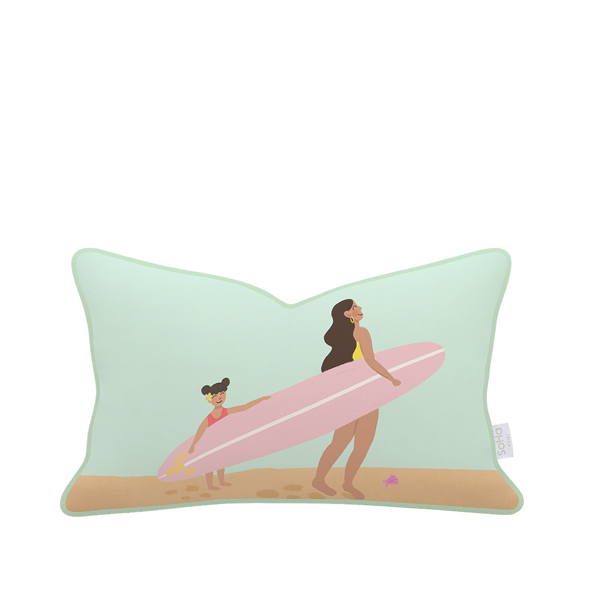 12x20in Ocean Bond Pillow Cover with Piping