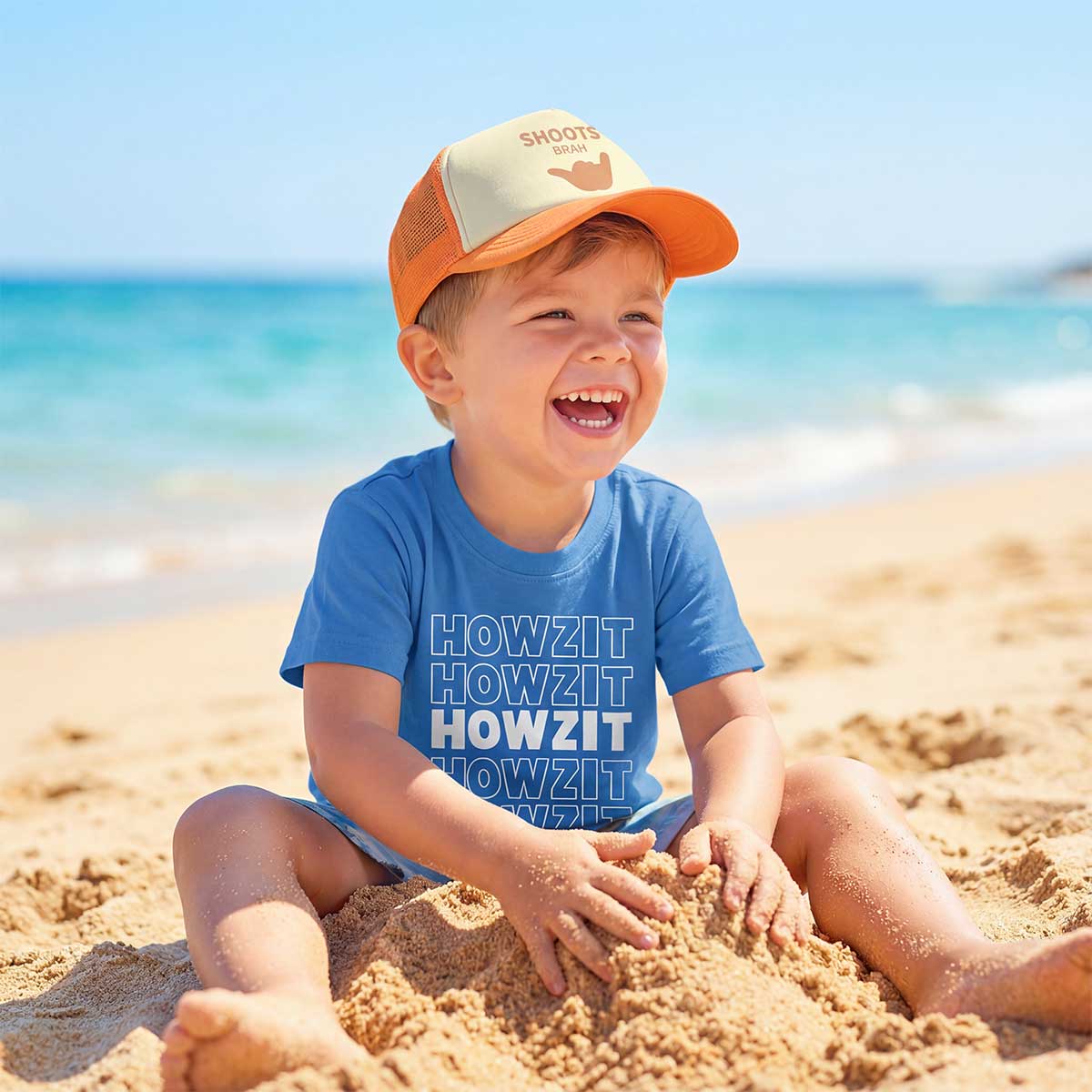 Blue Howzit Keiki T-Shirt