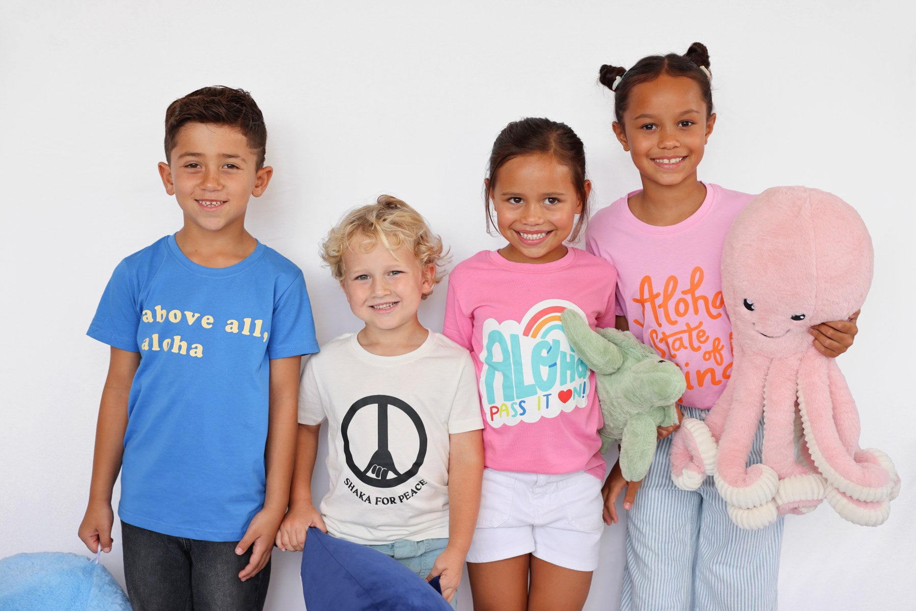 Hot Pink Aloha Pass It On Keiki T-Shirt