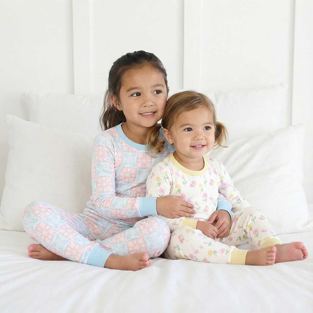 Sunny Spring Blossom Pajamas Long