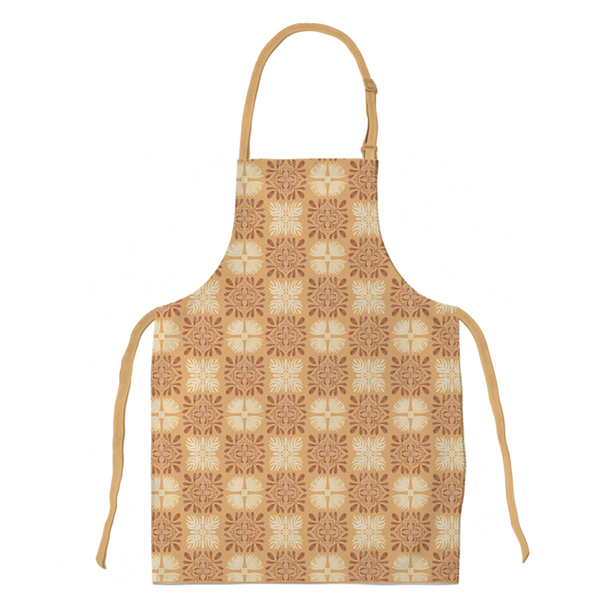 Earthy Quilt Orange Apron – SoHa Living