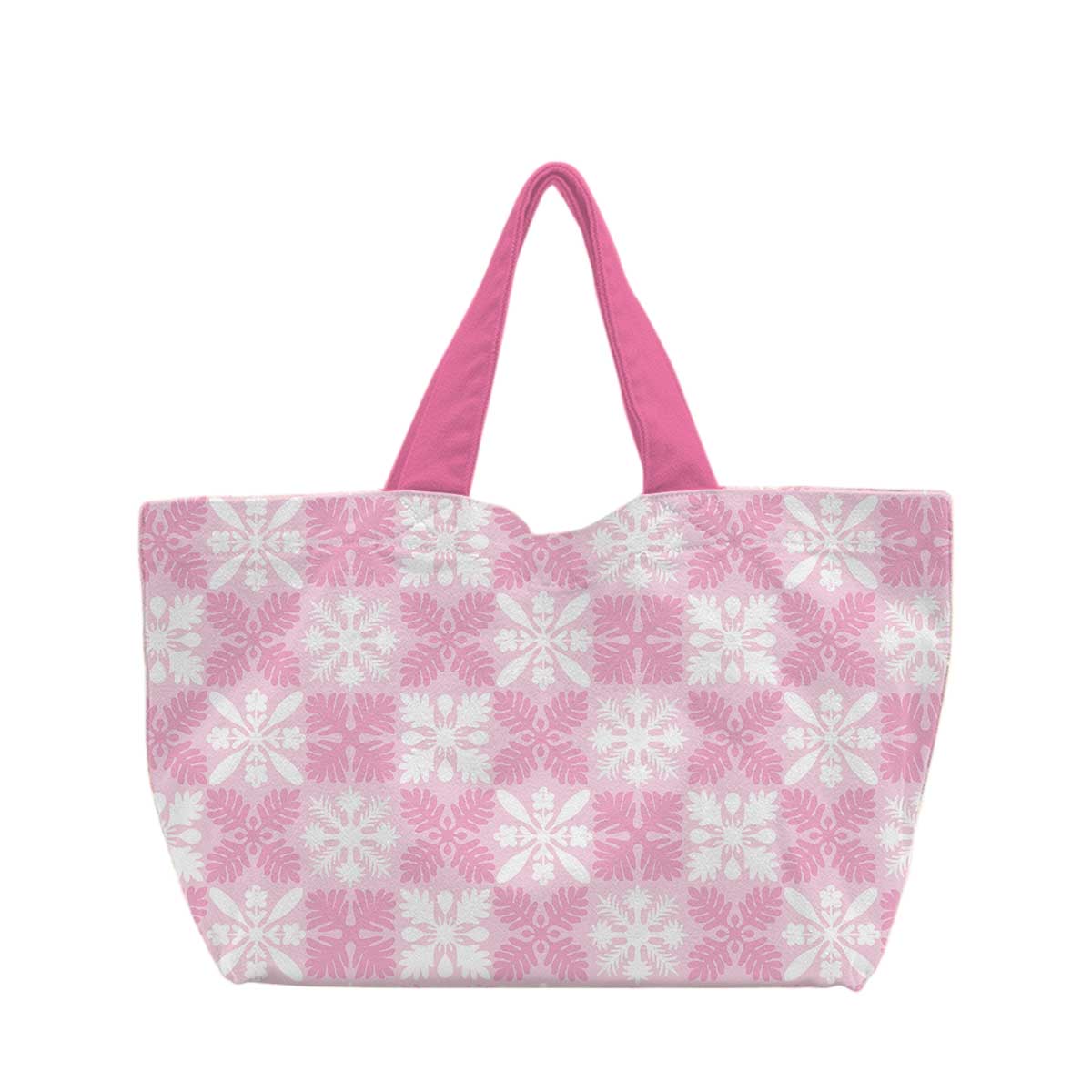 Pink Island Quilt Short Tote Bag