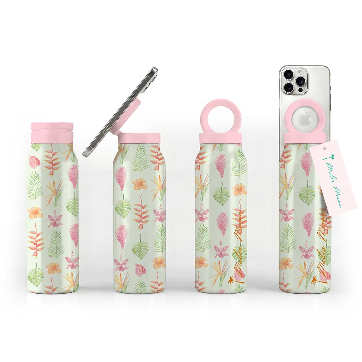 32oz Nohea Flora Stainless Steel Water Bottle – SoHa Living