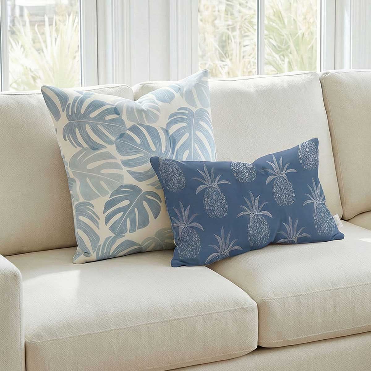 20x20in Monstera Mist Pillow Cover