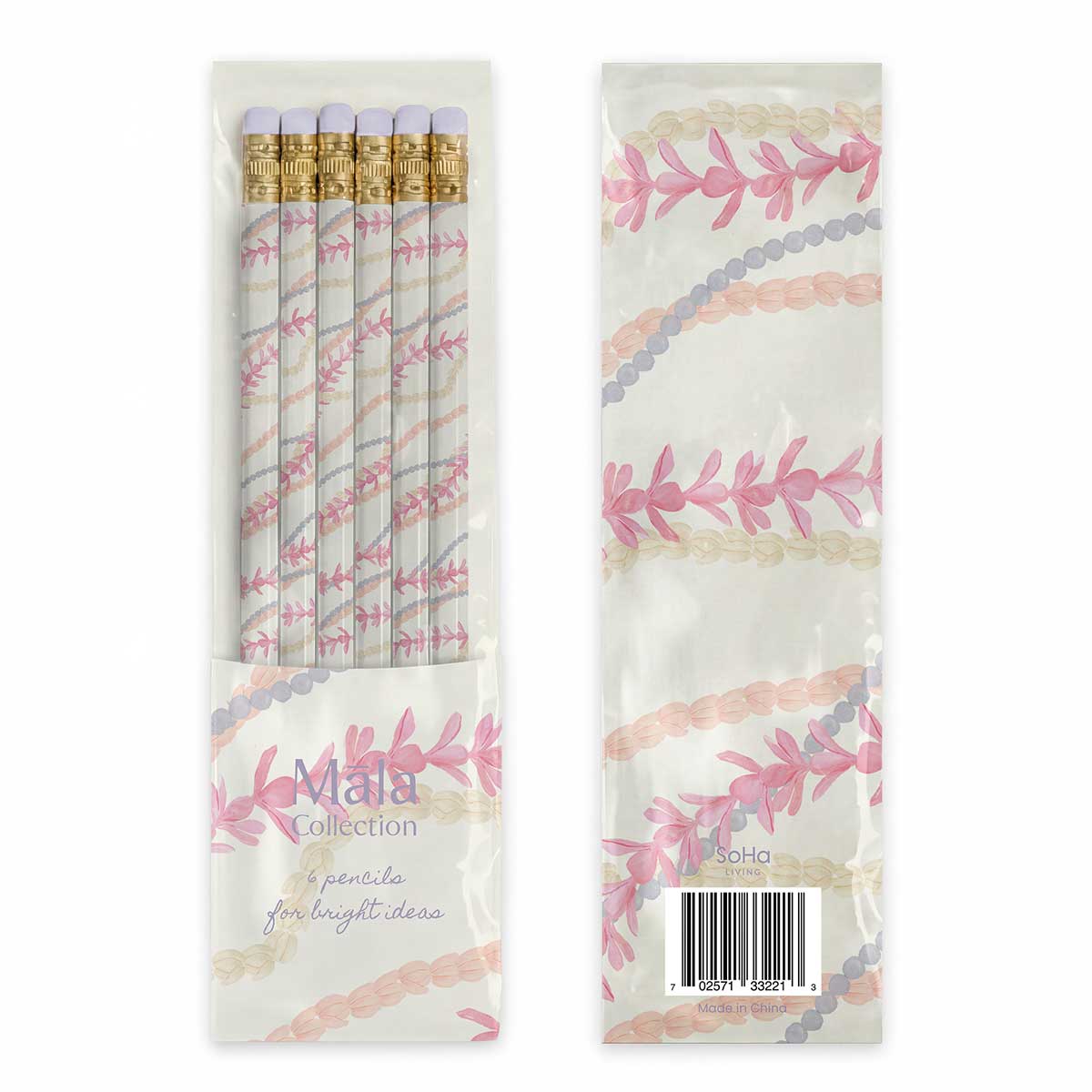 Melia Pencils, Set of 6