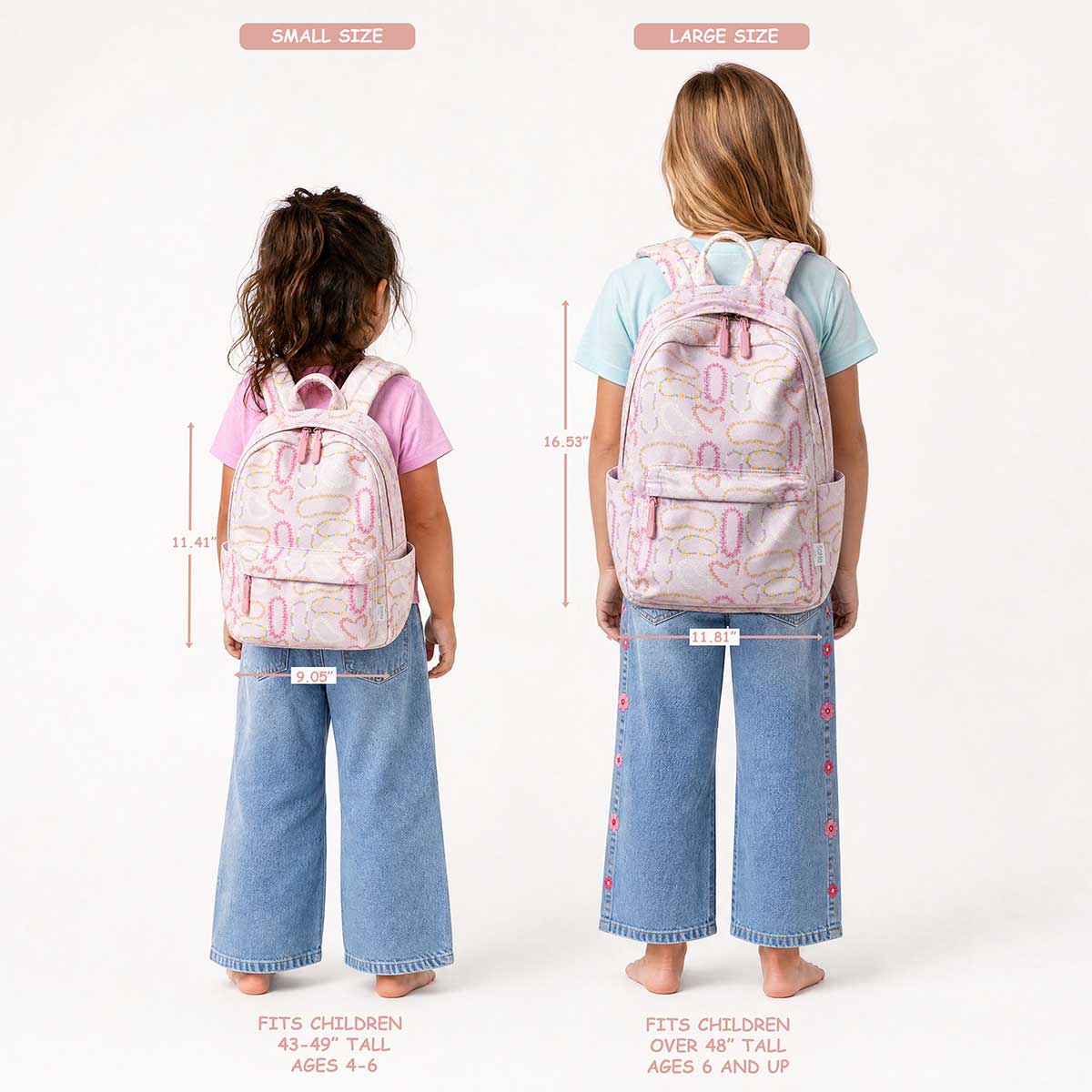 Scribble Petal Backpack, Large