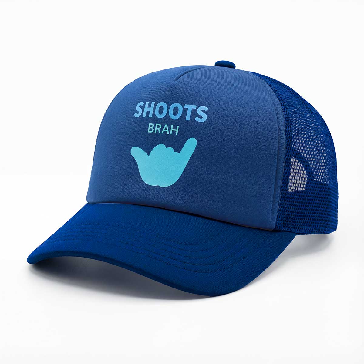 Shoots Brah Royal Blue Keiki Trucker Hat