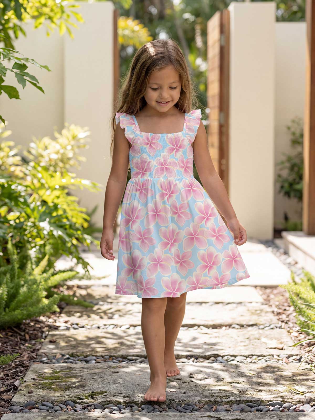 Cloud Petals Flounce Dress