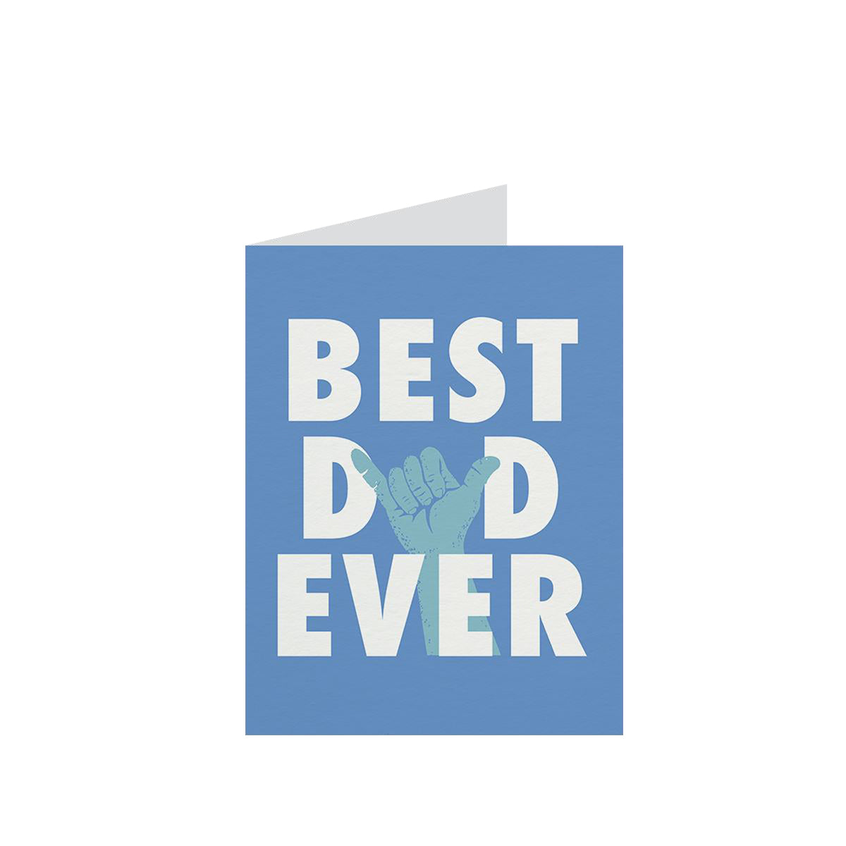 Best Dad Ever Shaka Greeting Card