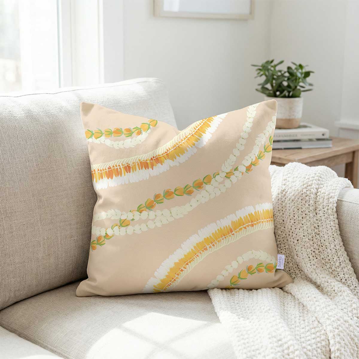 20x20in Lei of New Beginnings Pillow Cover