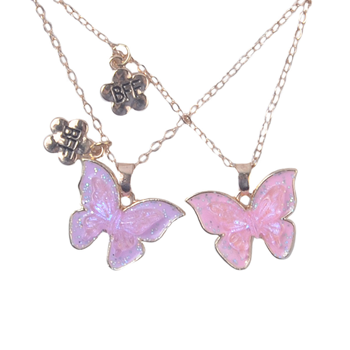 Pink and Purple Character Necklace Set Coco main image 2