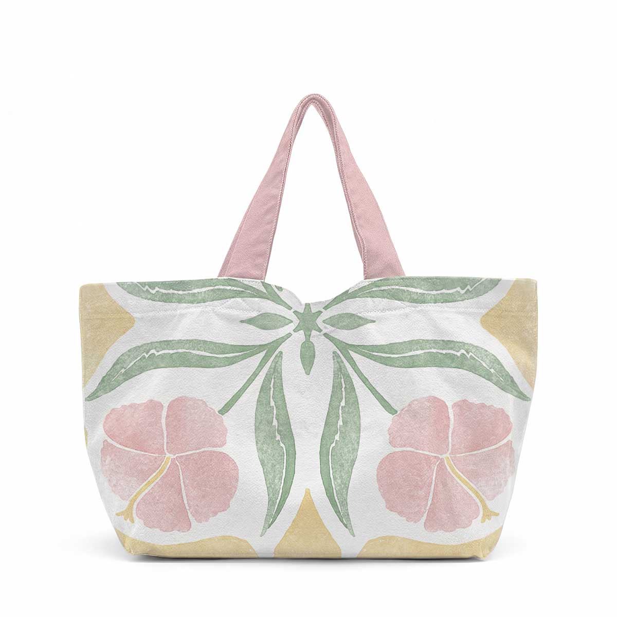 SoHa Living トートバッグ バナナリーフ柄 ピンク SoHa LIVING トート 