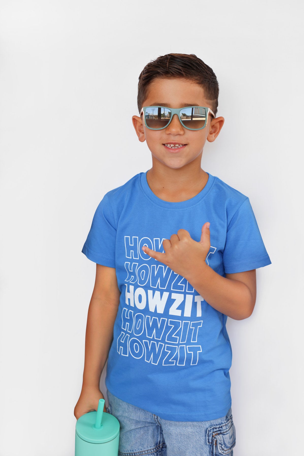 Blue Howzit Keiki T-Shirt
