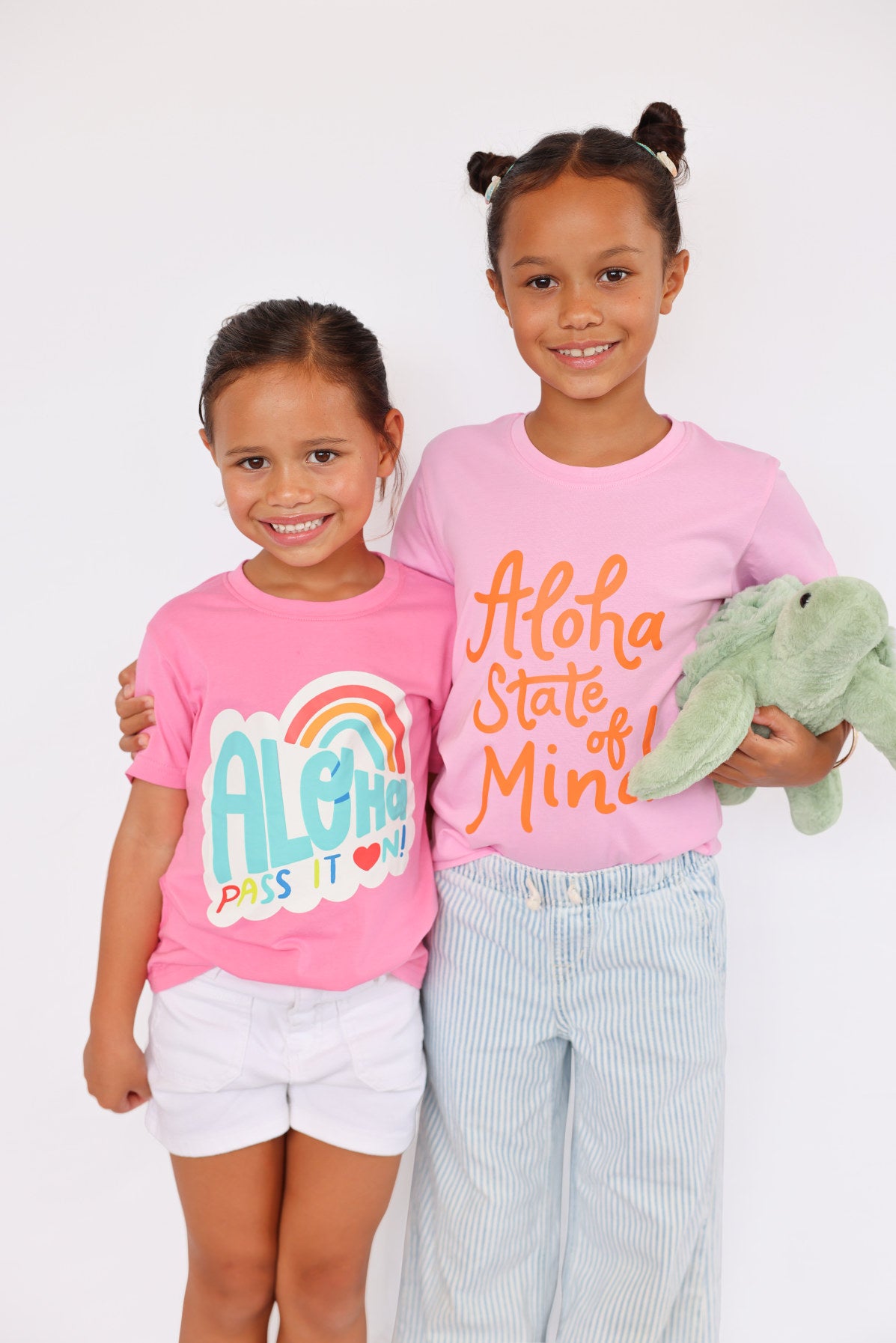 Hot Pink Aloha Pass It On Keiki T-Shirt