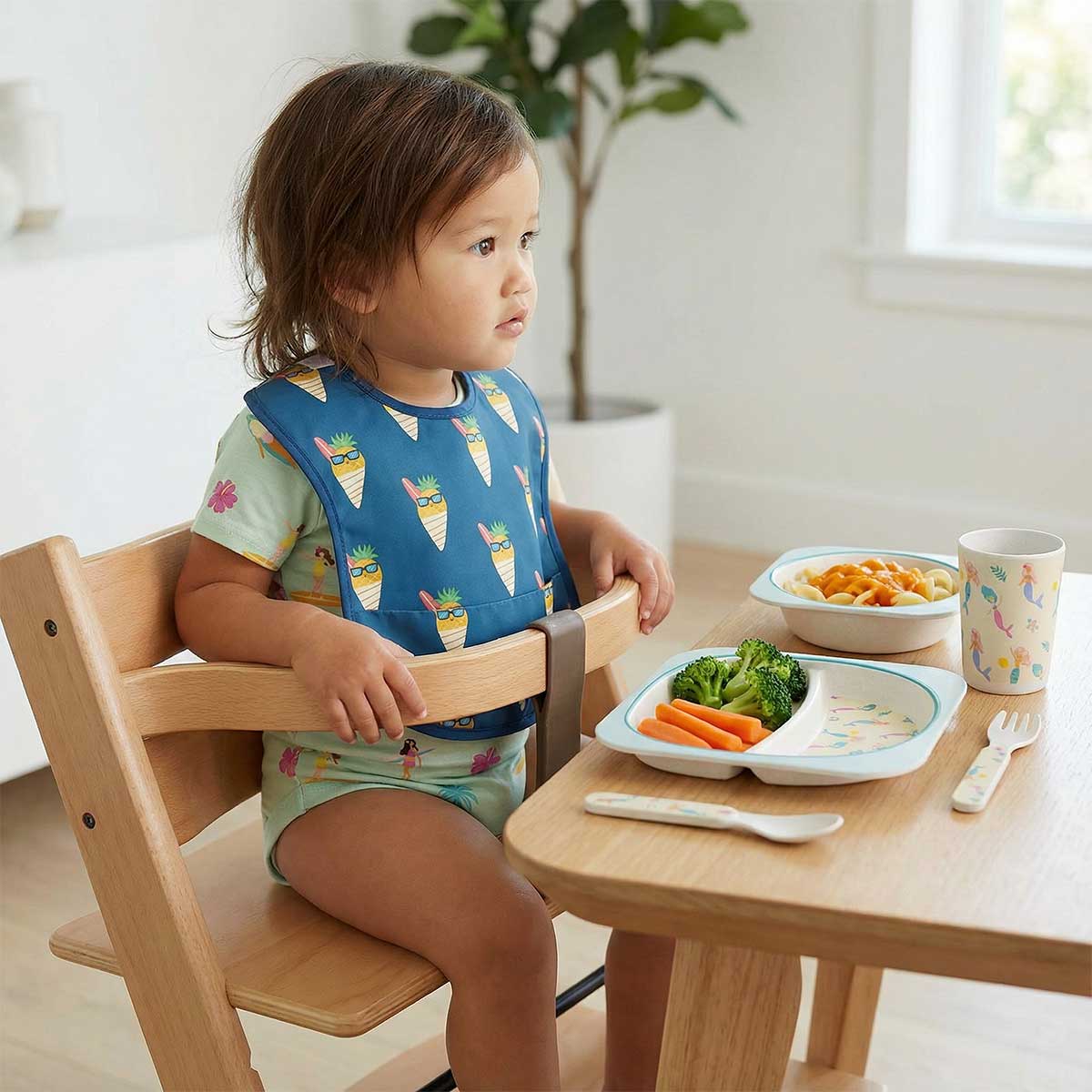 Mermaid Dreams Bamboo Fiber Dining Set